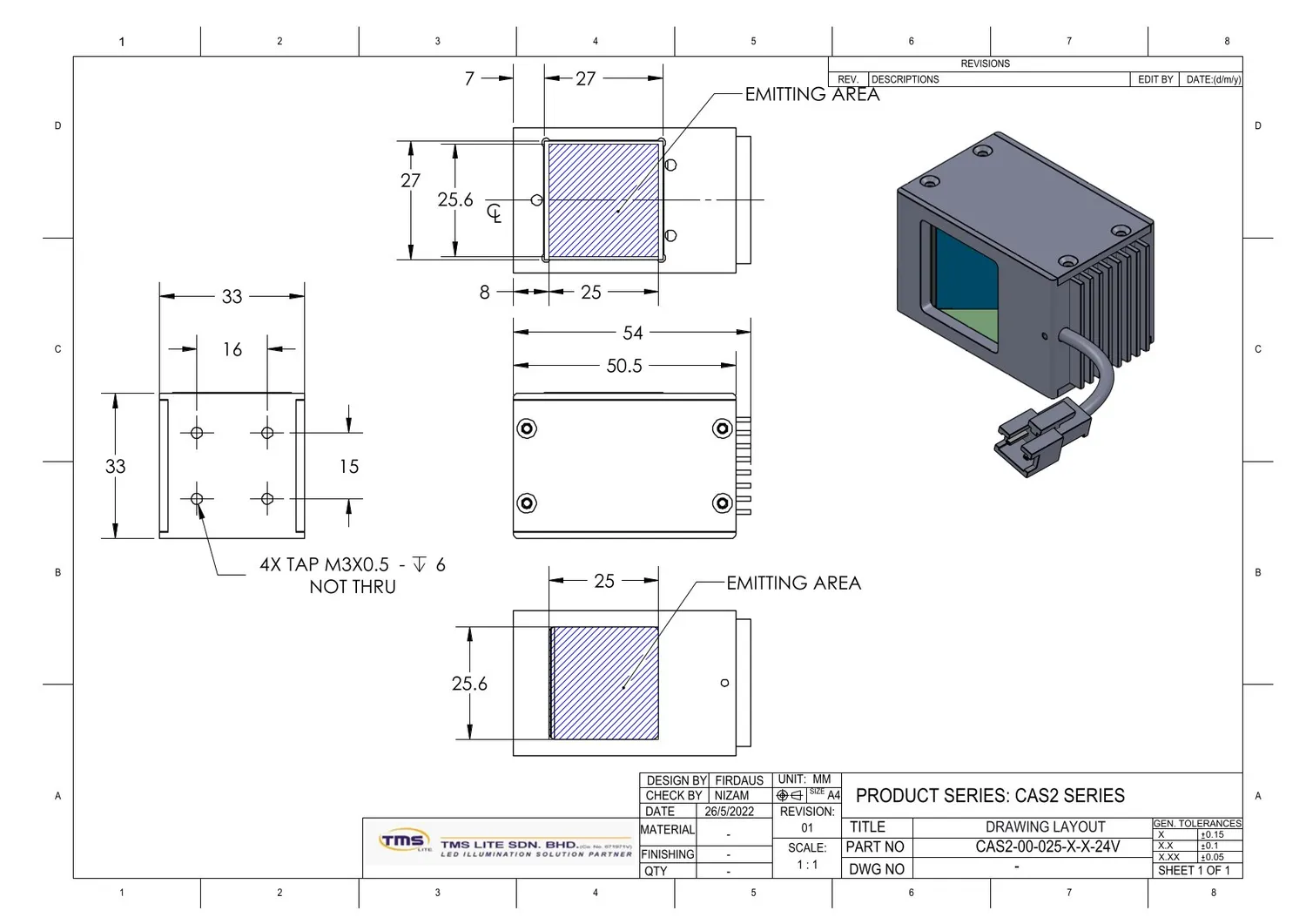 IoLite-vision CAS2-00-025-X coaxiale verlichting