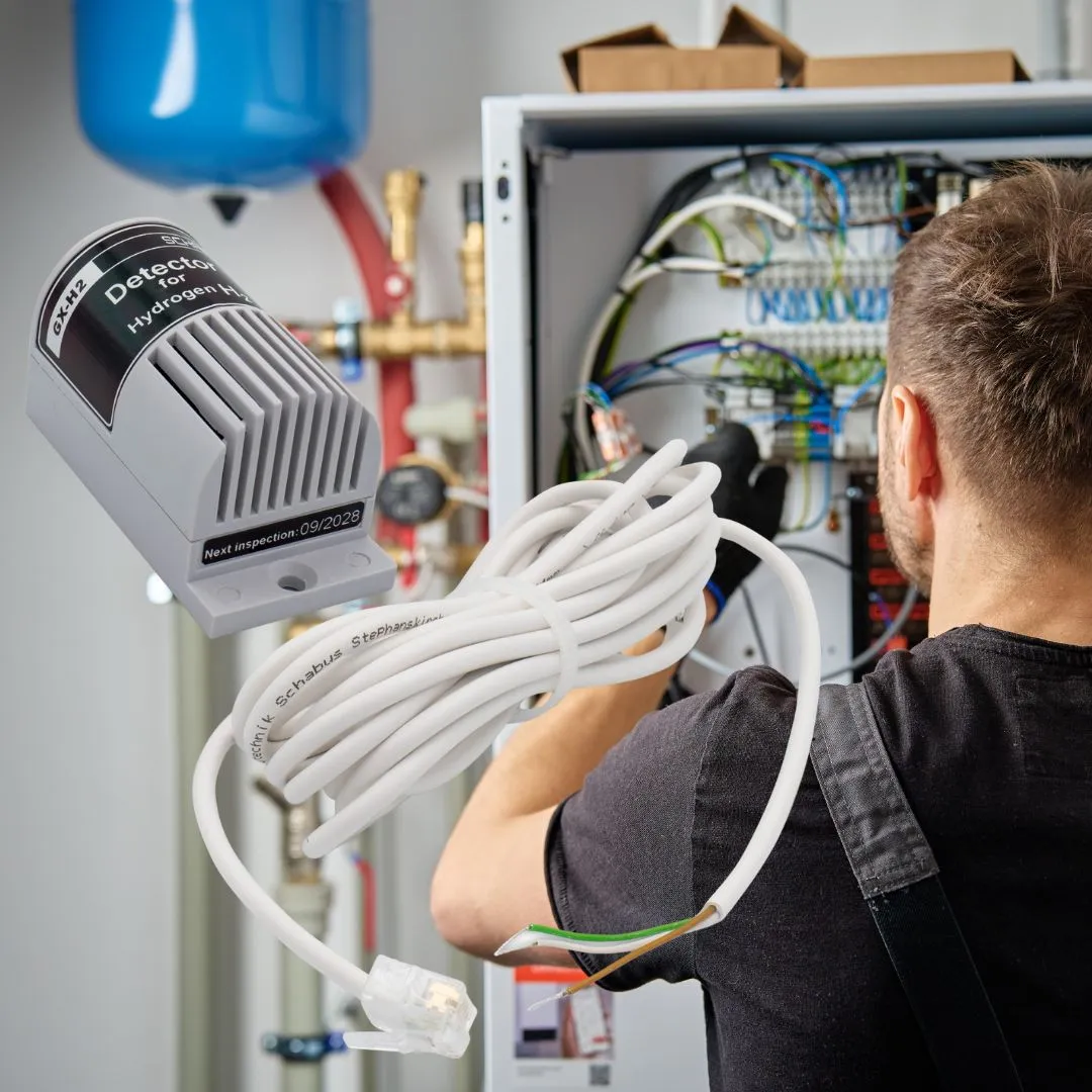 Schabus GX-H₂ waterstofsensor voor gaswaarschuwing binnen