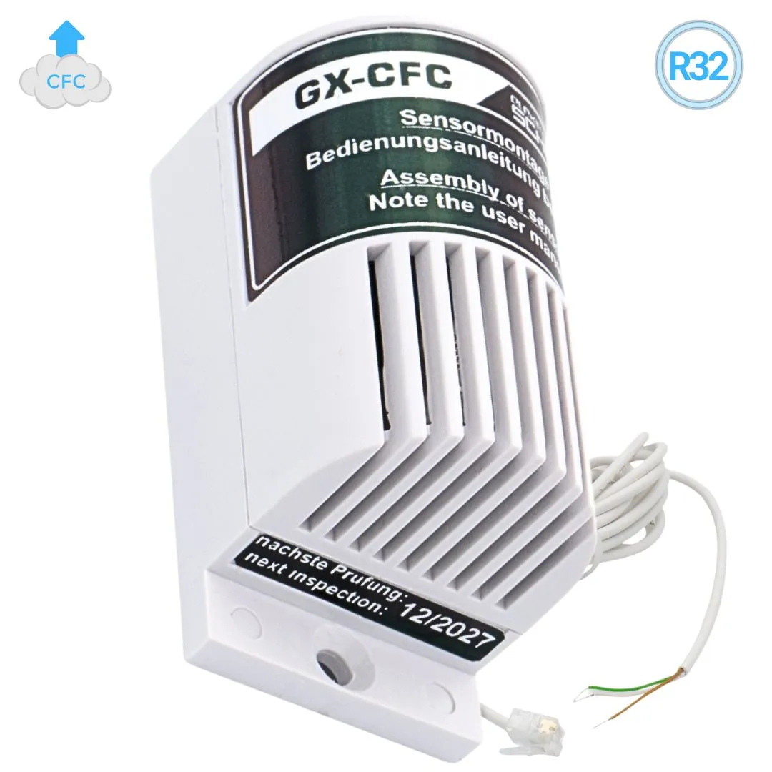 Schabus GX-CFC gassensor koudemiddel R32 extern RJ