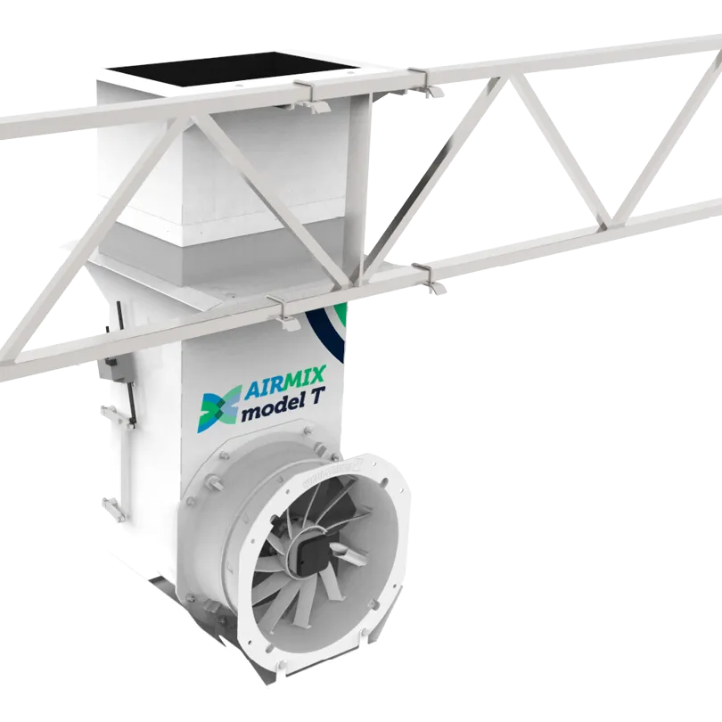 Optimyze Airmix model T kasventilator voor ventilatie